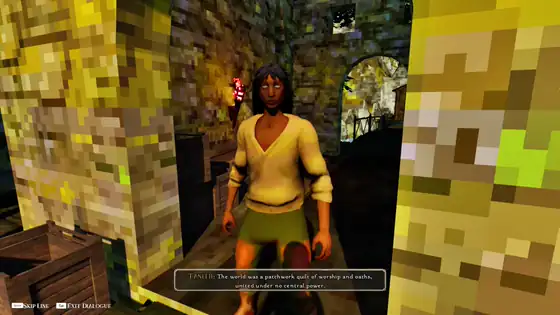 The Lantern of the Laughless Saint Amphitheater audience / NPC fate beat