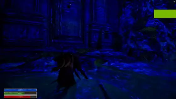 The Lantern of the Laughless Saint skill growth notification while exploring